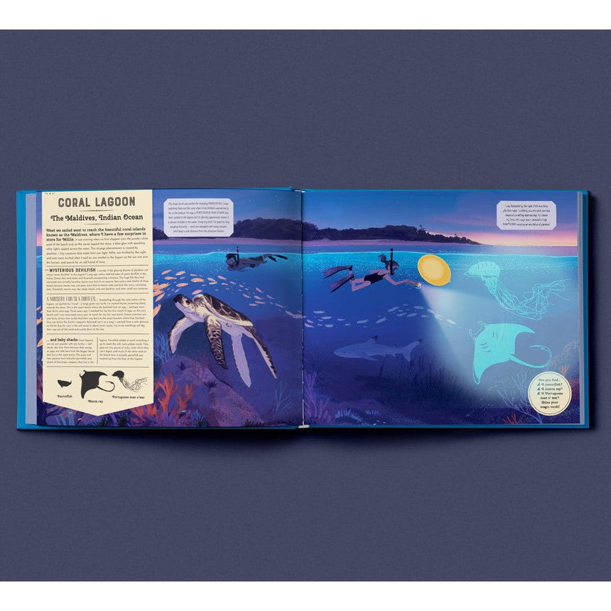 Shine Your Magic Torch: Mysteries Of The Ocean - Camilla de la Bedoyere | Scout & Co
