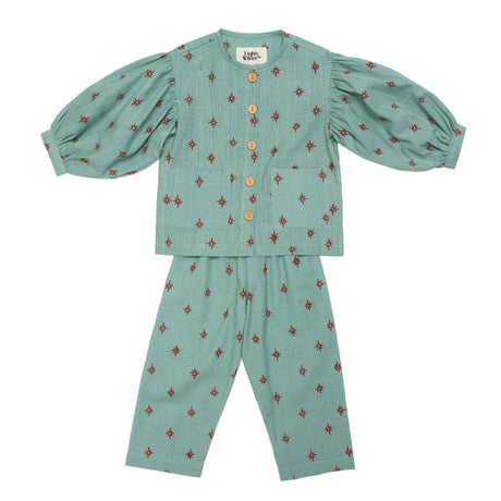 Nights By Wilder - Farrow pyjamas - Red Stellar Stars | Scout & Co