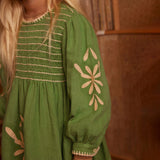 Apolina - Noemie dress - Retro Green | Scout & Co