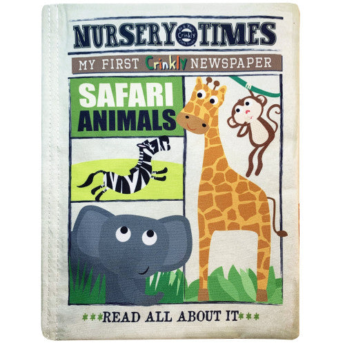 Jo & Nic's Crinkly Cloth Books - Safari Animals | Scout & Co