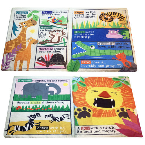 Jo & Nic's Crinkly Cloth Books - Safari Animals | Scout & Co