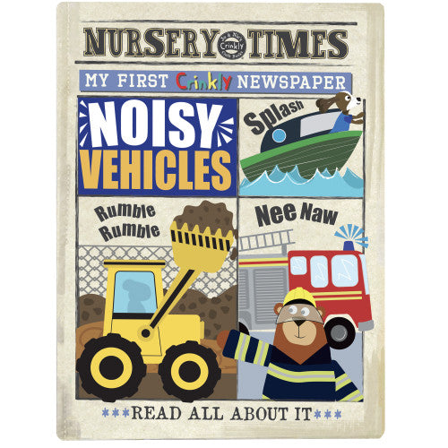 Jo & Nic's Crinkly Cloth Books - Noisy Vehicles | Scout & Co