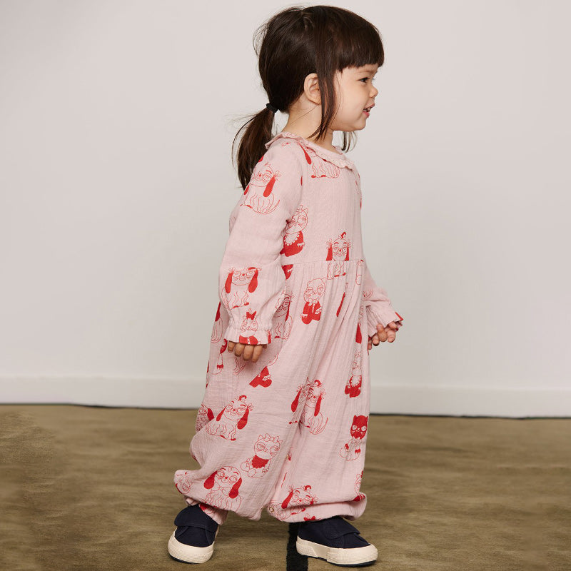 Mini Rodini - Minibabies woven baby jumpsuit | Scout & Co