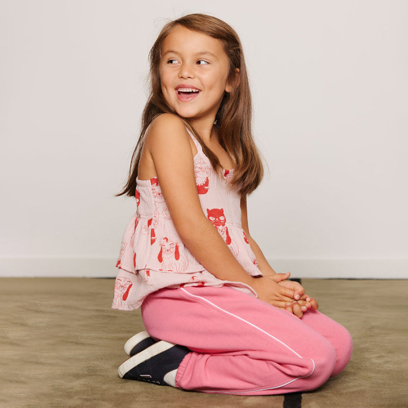 Mini Rodini - Minibabies woven frill tank | Scout & Co