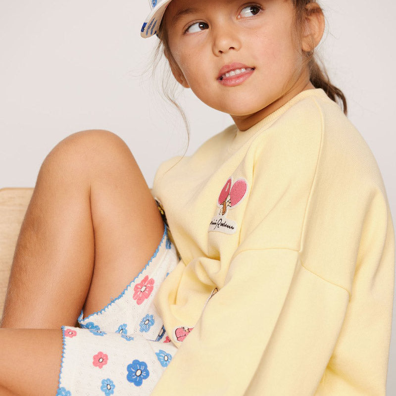 Mini Rodini - Minibabies patches sweatshirt - yellow | Scout & Co