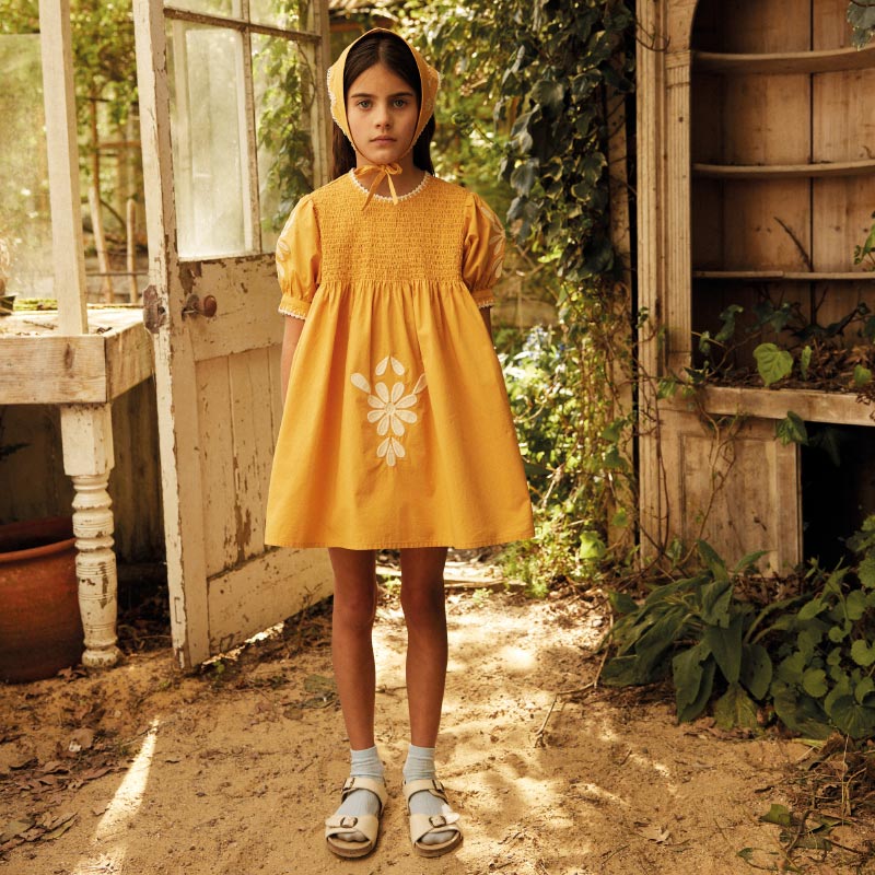 Apolina - Noemie dress - Tangerine | Scout & Co