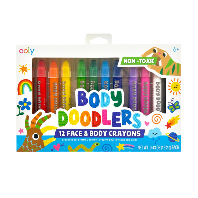Ooly - Body Doodlers face & body crayons - set of 12 | Scout & Co