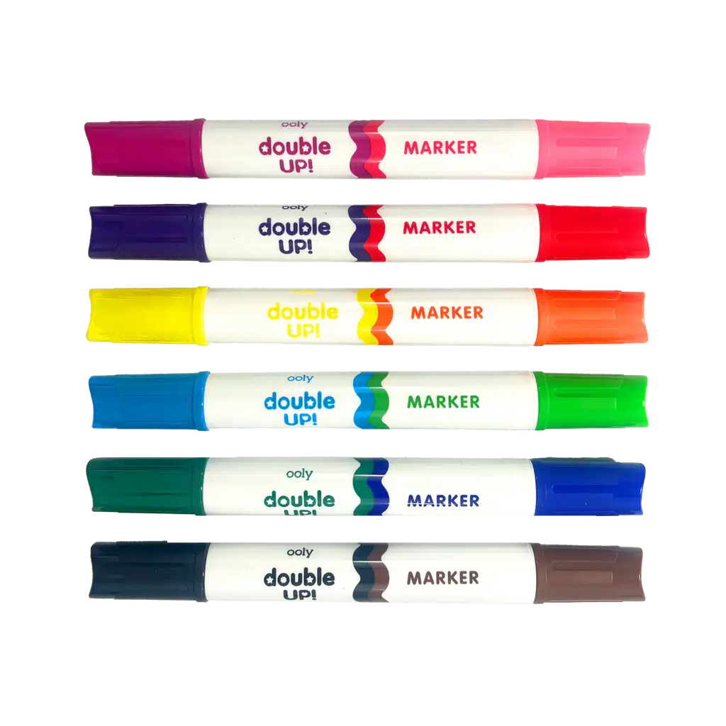 Ooly - Double Up! double-ended markers - set of 6 | Scout & Co