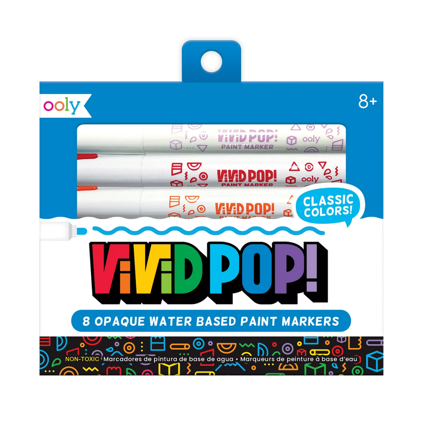Ooly - Vivid Pop acrylic paint markers - set of 8 | Scout & Co