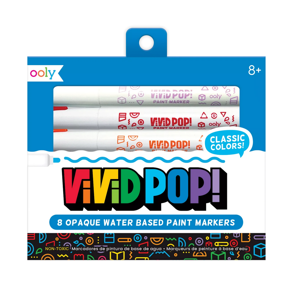 Ooly - Vivid Pop acrylic paint markers - set of 8 | Scout & Co