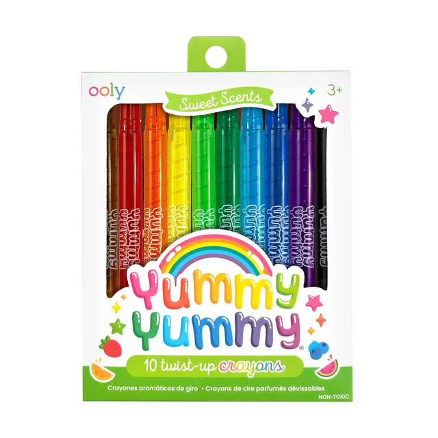 Ooly - Yummy Yummy scented twist-up crayons - set of 10 | Scout & Co