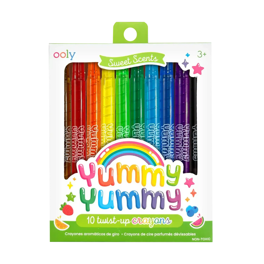 Ooly - Yummy Yummy scented twist-up crayons - set of 10 | Scout & Co