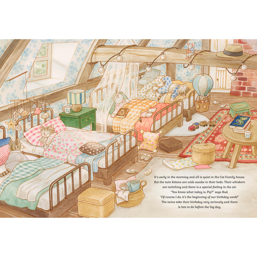 Cat Family Birthday: lift-the-flap book - Lucy Brownridge | Scout & Co