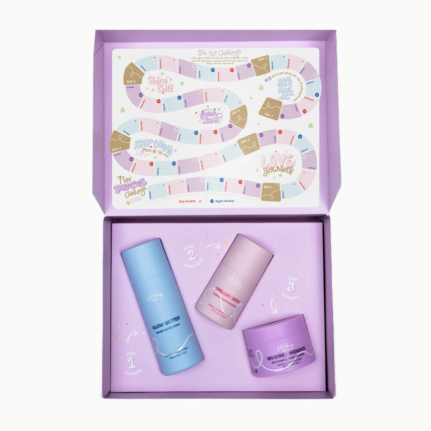 Oh Flossy skincare - Glowing Skin Essentials kit | Scout & Co