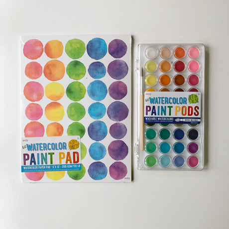 Ooly - Lil watercolour paints + Lil watercolour pad bundle - worth £21 | Scout & Co