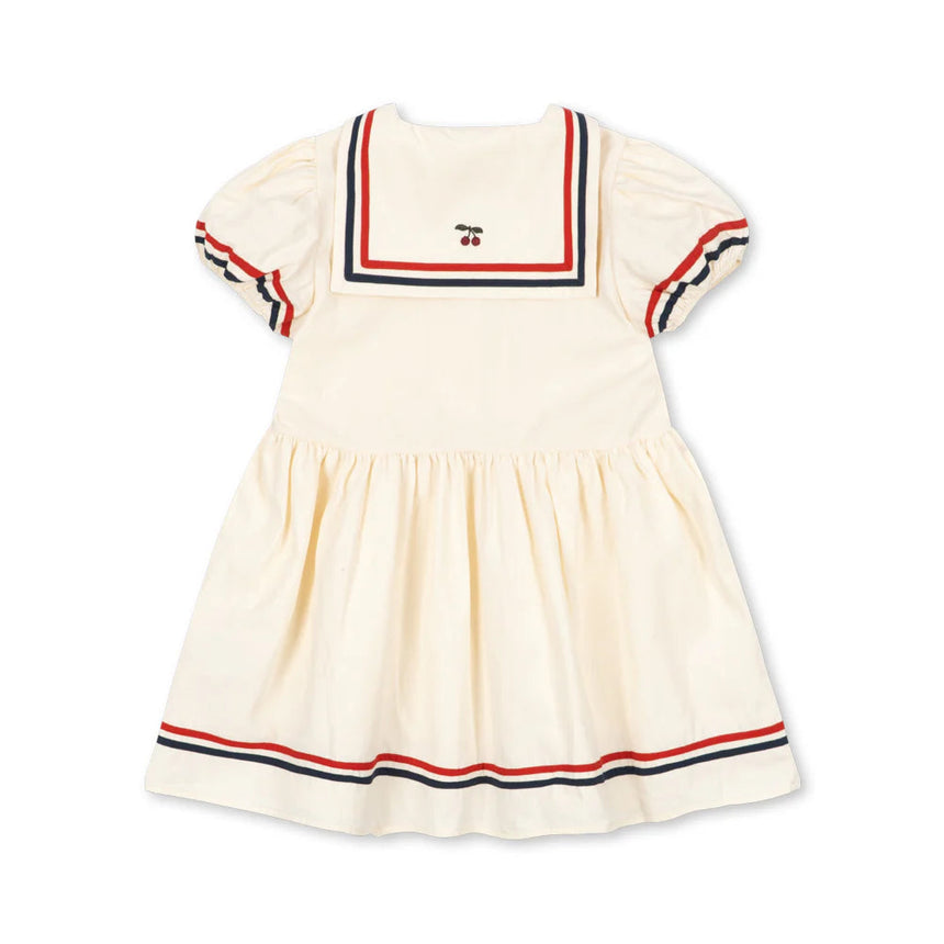 Konges Sløjd - Allie sailor dress - Eggnog | Scout & Co