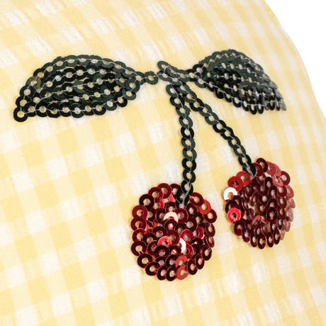 Konges Sløjd - Etta swim hat - Banana Almond Check | Scout & Co