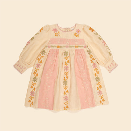 Apolina - Pascale dress - Cashew / Ribbon pink | Scout & Co