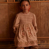 Apolina - Penny smock dress - Pink Beige | Scout & Co