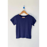 Le Bon Shoppe - Pointelle Babe tee - Navy | Scout & Co