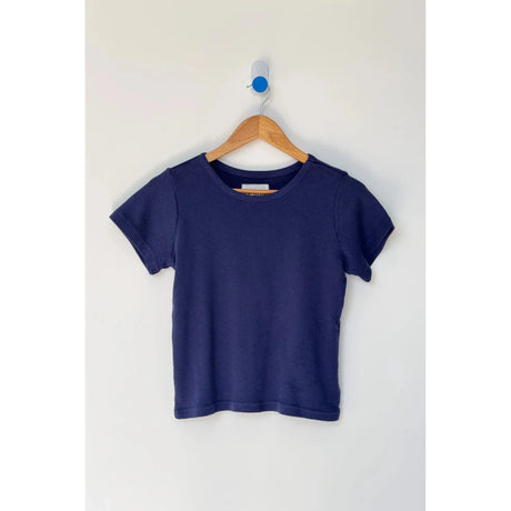 Le Bon Shoppe - Pointelle Babe tee - Navy | Scout & Co
