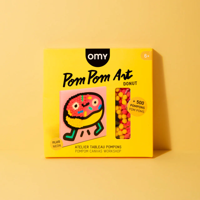 OMY - Pom Pom Art craft kit - Donut | Scout & Co