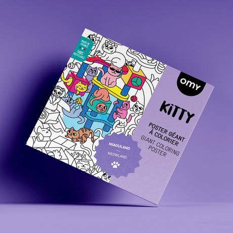 OMY - colouring poster - Kitty | Scout & Co