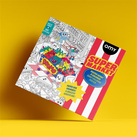 OMY - colouring poster - Super Market | Scout & Co
