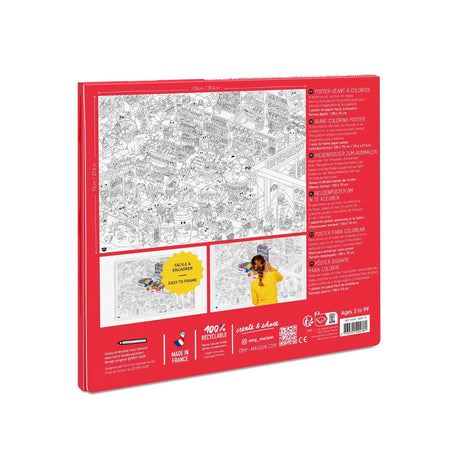 OMY - colouring poster - Super Market | Scout & Co
