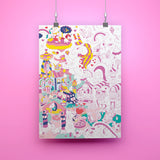 OMY - colouring poster - Lily | Scout & Co