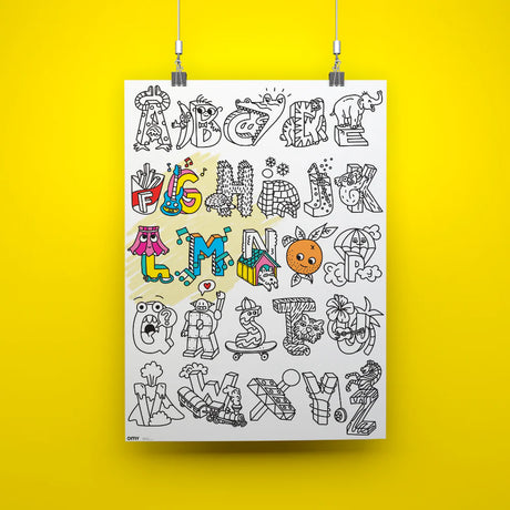 OMY - colouring poster - ABC | Scout & Co
