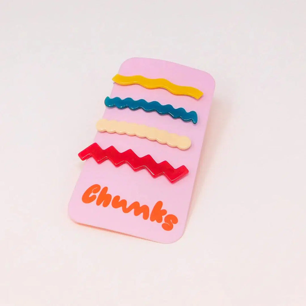 Chunks - Classic Lines hair slides | Scout & Co