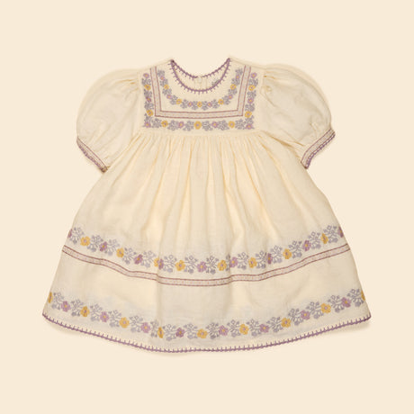 Apolina - Patsy ribbons dress - Cream | Scout & Co