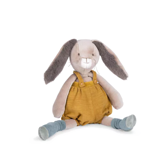 Moulin Roty - Trois Petits Lapins rabbit soft toy - Ochre | Scout & Co