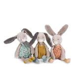 Moulin Roty - Trois Petits Lapins rabbit soft toy - Ochre | Scout & Co