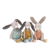 Moulin Roty - Trois Petits Lapins rabbit soft toy - Argile | Scout & Co
