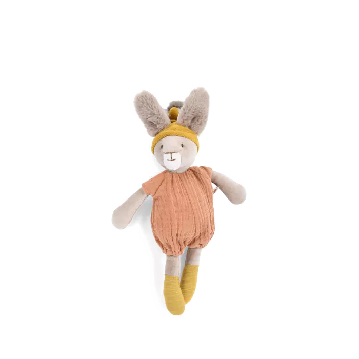 Moulin Roty - Trois Petits Lapins rabbit soft toy - Argile | Scout & Co