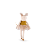 Moulin Roty - Ballerina mouse soft toy - gold | Scout & Co