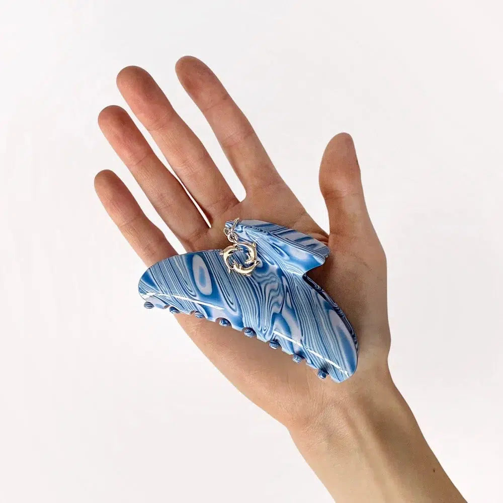 Chunks - Baby Dolly hair claw - Blue Crush | Scout & Co