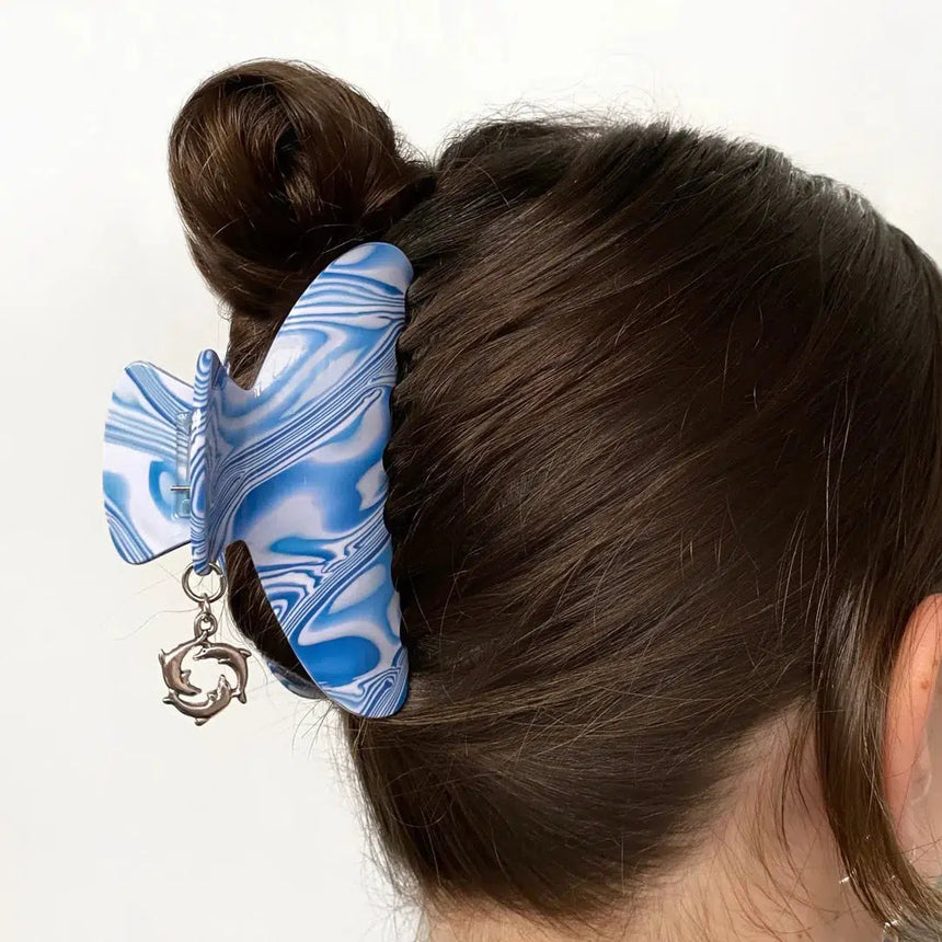 Chunks - Baby Dolly hair claw - Blue Crush | Scout & Co