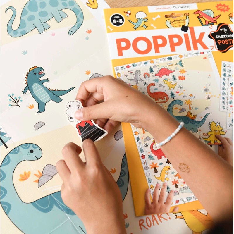 Poppik - Creative Sticker Poster - Dinosaurs | Scout & Co