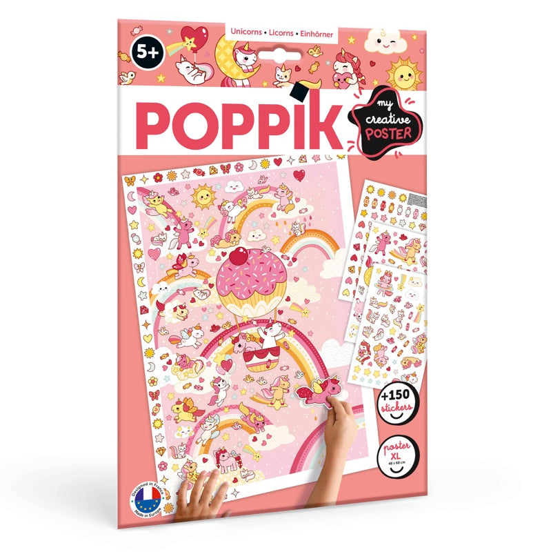Poppik - Creative Sticker Poster - Unicorns | Scout & Co