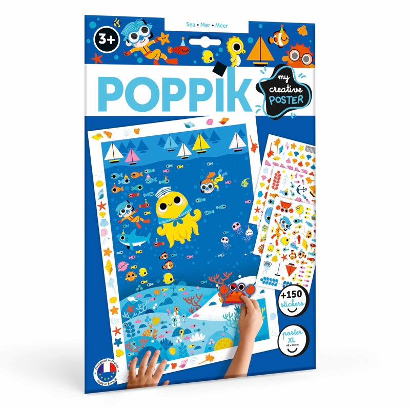 Poppik - Creative Sticker Poster - Sea | Scout & Co