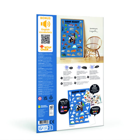 Poppik - Discovery Sticker Poster - Good Night | Scout & Co