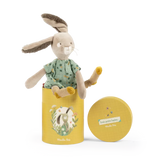 Moulin Roty - Sauge the rabbit soft toy in box | Scout & Co