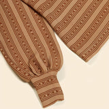 Apolina - Roberta jersey long-sleeve top - Kanna Stripe | Scout & Co