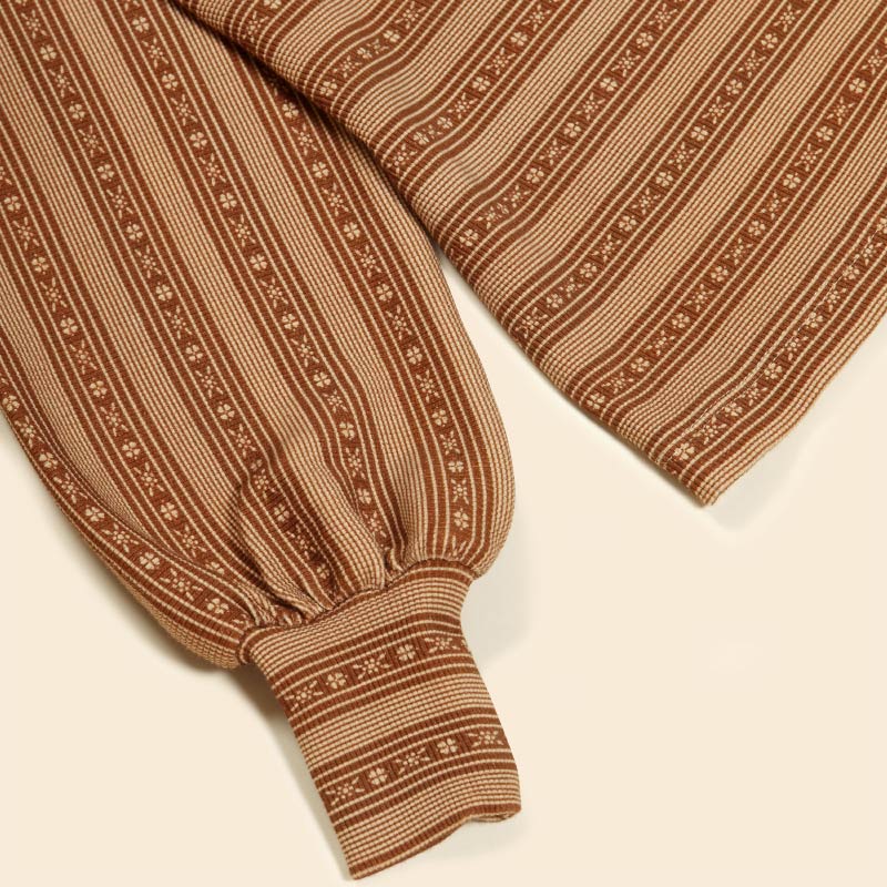 Apolina - Roberta jersey long-sleeve top - Kanna Stripe | Scout & Co