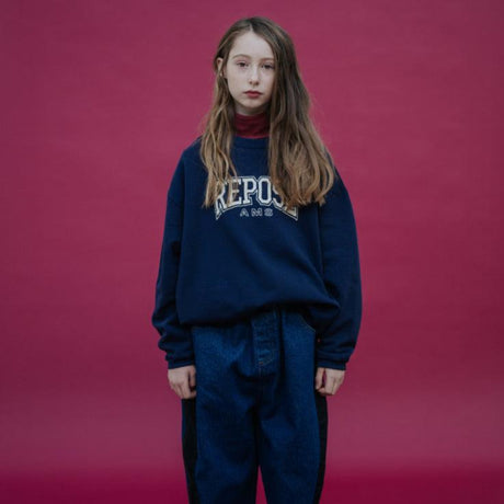 Repose AMS - Cozy drop sweater - Cosmic Navy | Scout & Co