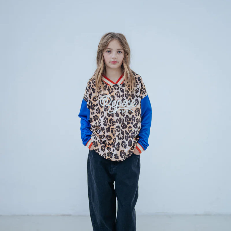 Repose AMS - Soccer tee - Leopard Glitch Colour Block | Scout & Co