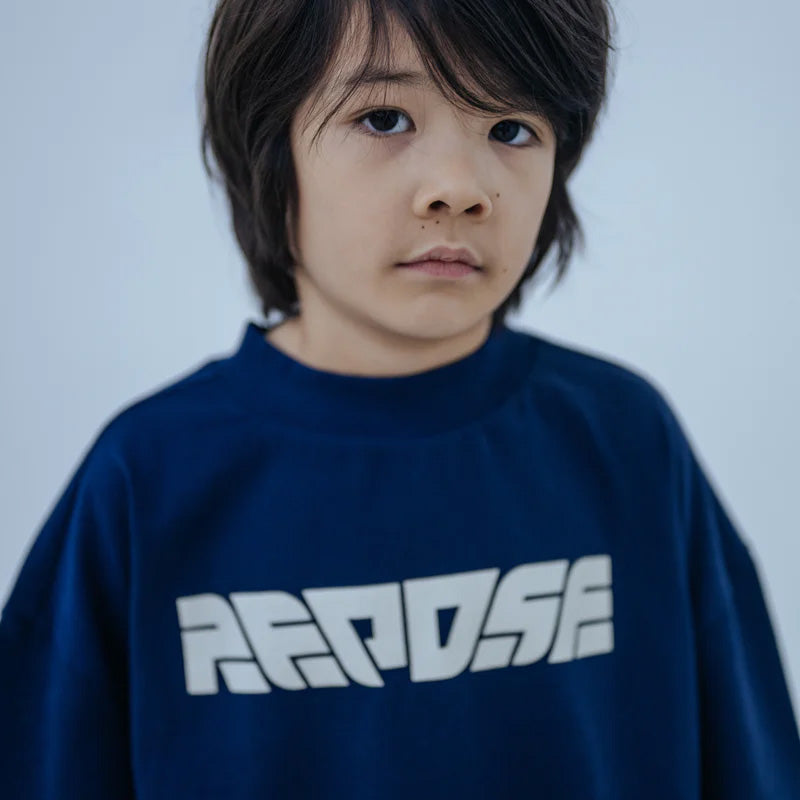 Repose AMS - Boxy T-shirt - Cosmic Navy | Scout & Co